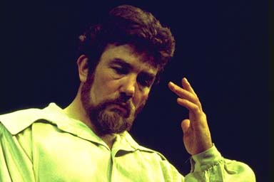 Albert Finney as Hamlet
