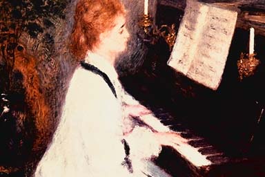 LADY AT THE PIANO