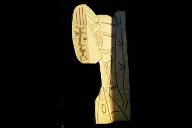 SCULPTURED BUST OF SYLVETTE BY PICASSO/1965