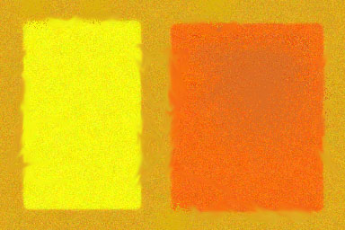 YELLOW and ORANGE BY MEININGER-IN THE STYLE OF ROTHKO