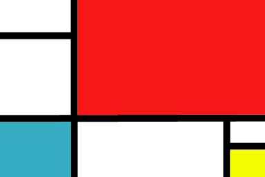 SQUARE BY MEININGER-IN THE STYLE OF MONDRIAN