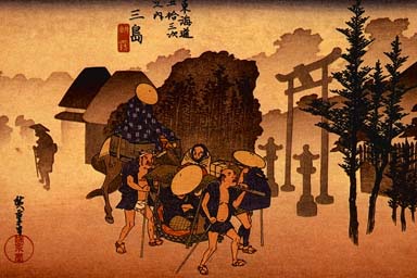 Mishima by Ando Hiroshige
