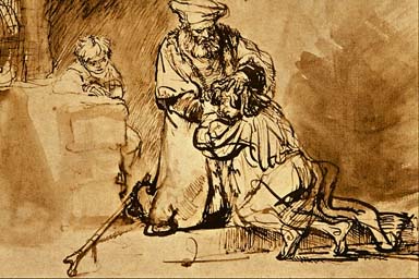 The Return of the Prodigal Son by Rembrandt Harmenszoon van Rijn