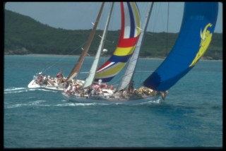 Two Swans at Antigua Race Week