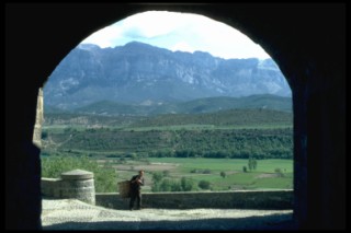 View of Pyrenees from Ainsa